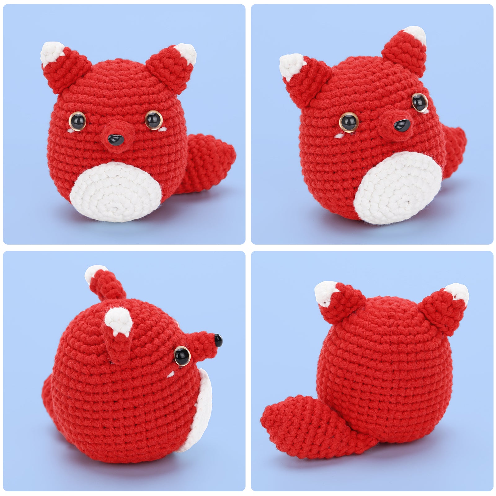 CROCHET BOX Complete Crochet Kit for Beginners - Fox