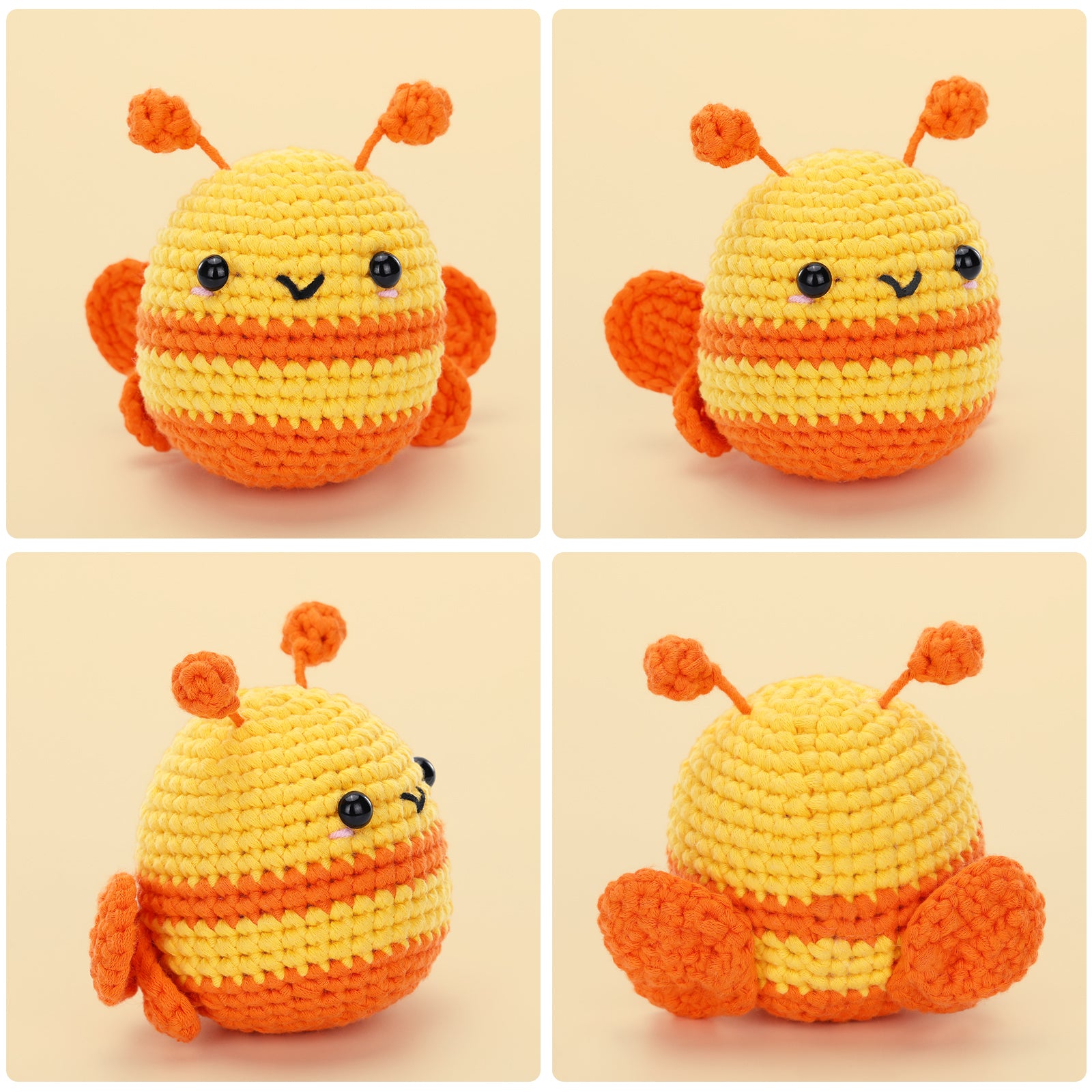 CROCHET BOX Crochet Kit for Beginners - Bee
