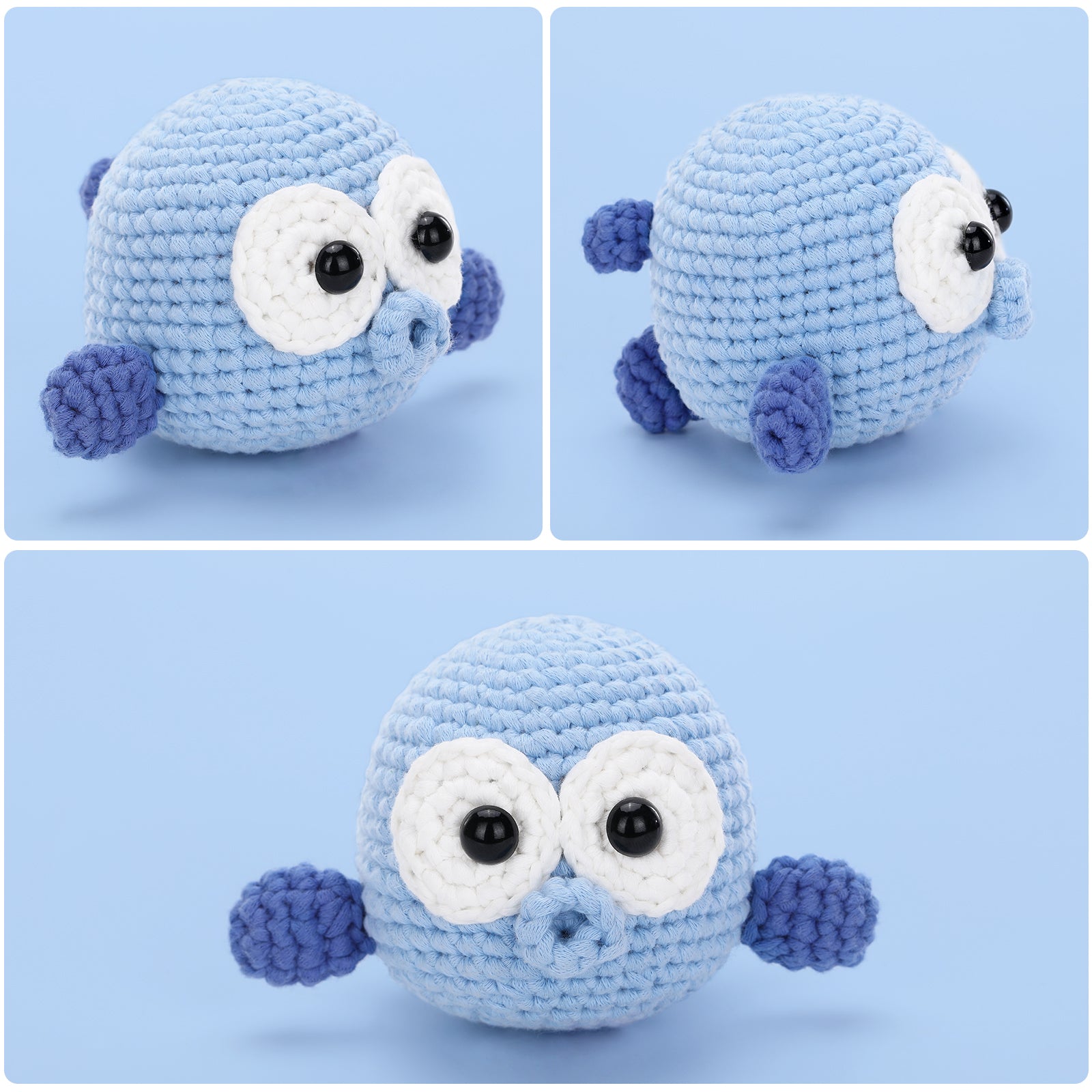 CROCHET BOX Beginners Crochet Kit: Fish
