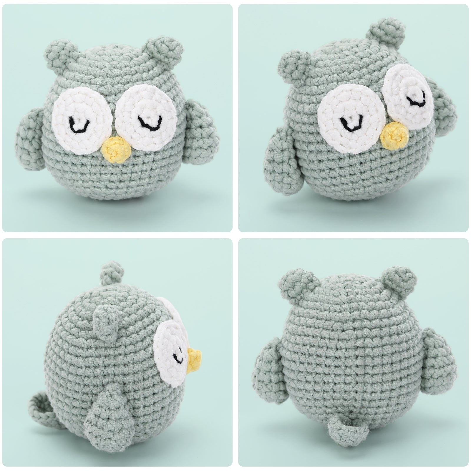 CROCHET BOX Complete Beginners Crochet Kit - Owl