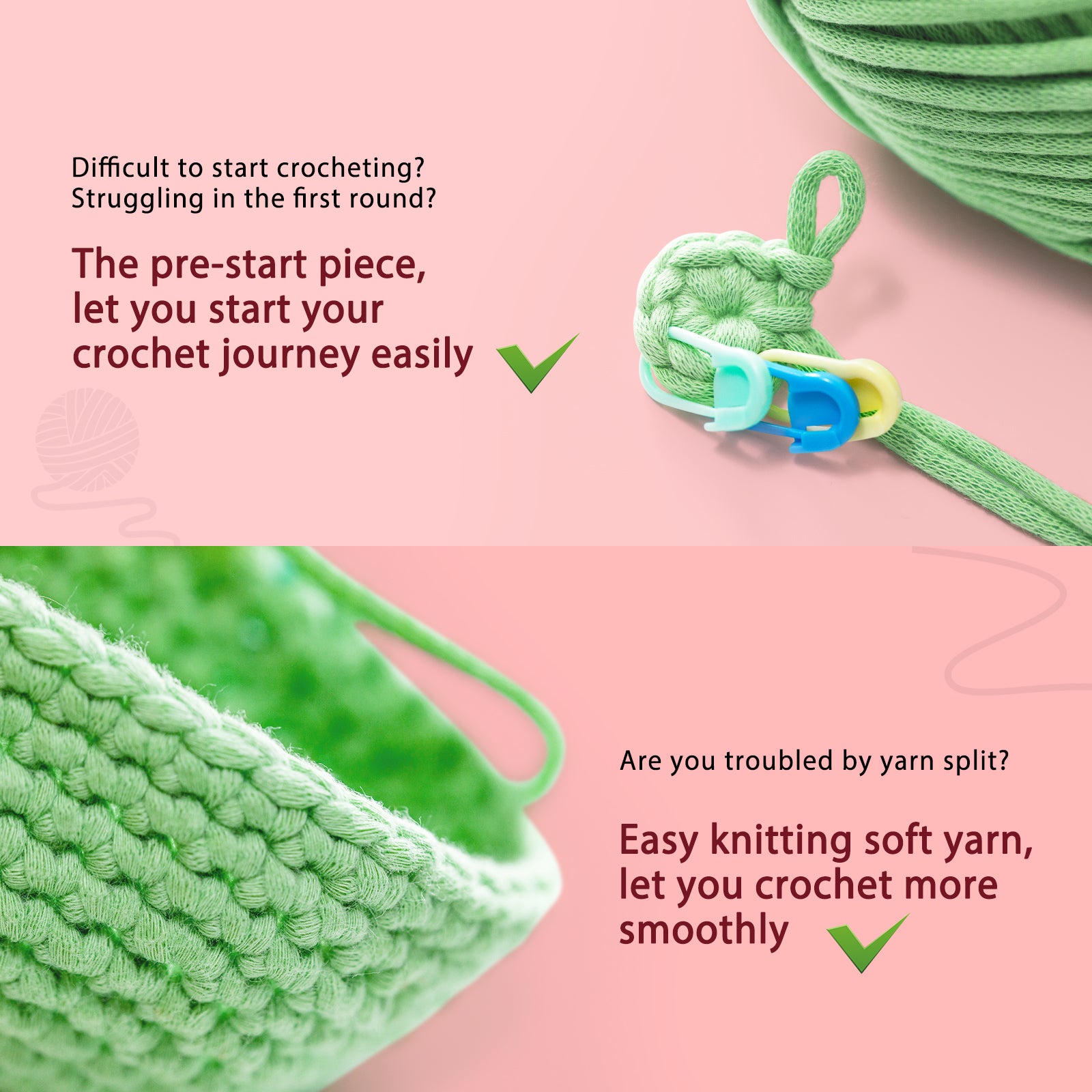CROCHET BOX Crochet Kit for Beginners —— Christmas Icecream