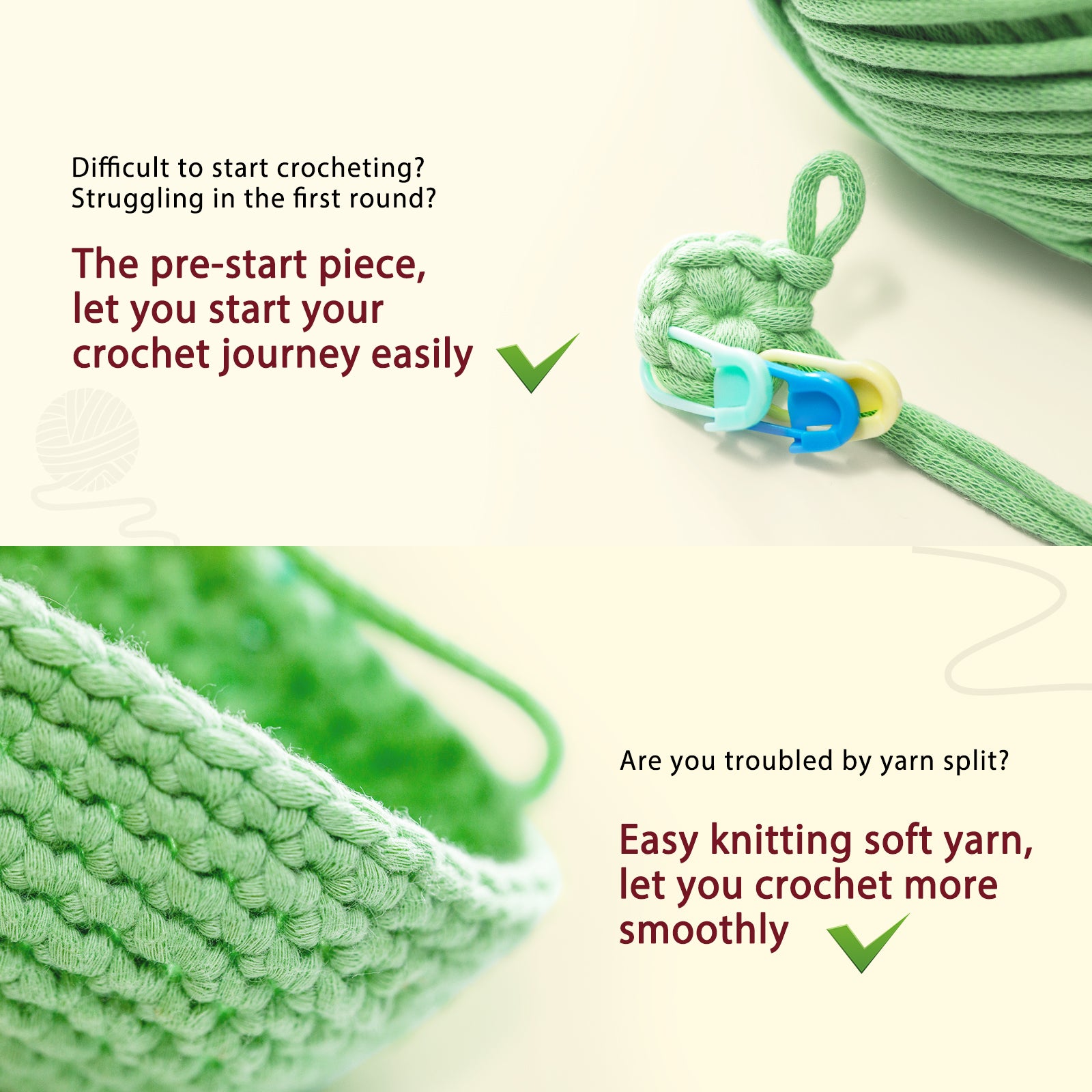 Complete Crochet Kit for Beginners —— Bee growth process