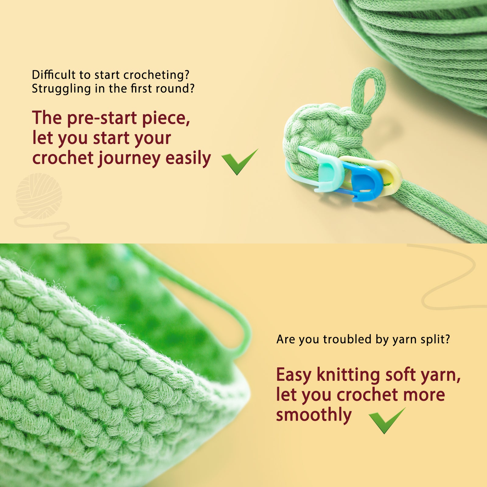 CROCHET BOX Complete Crochet Kit for Beginners —— Daisy Highland Cattle Mix