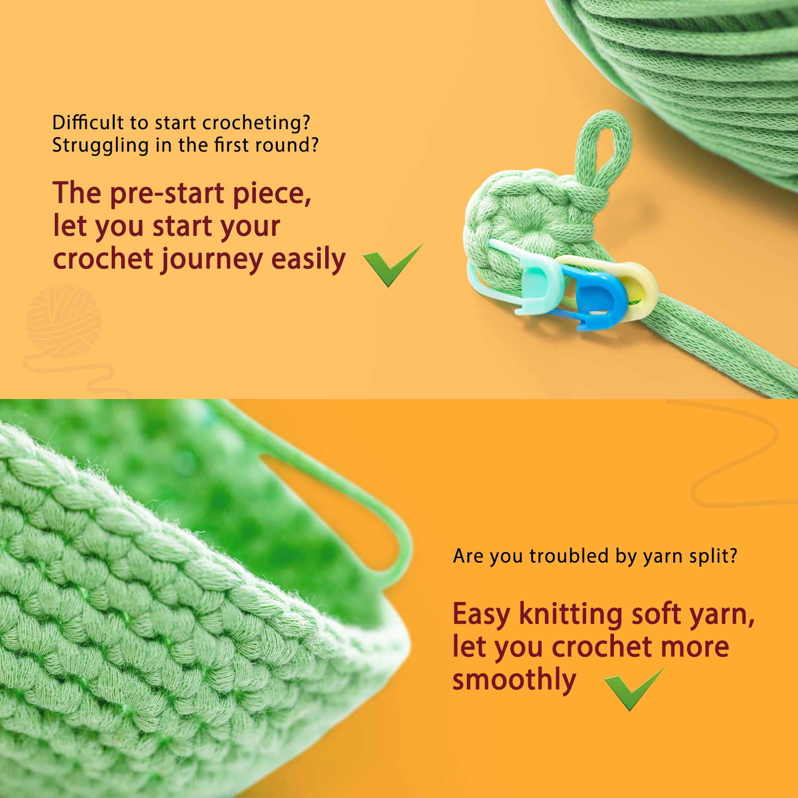 Complete Crochet Kit for Beginners —— Potion Brewing