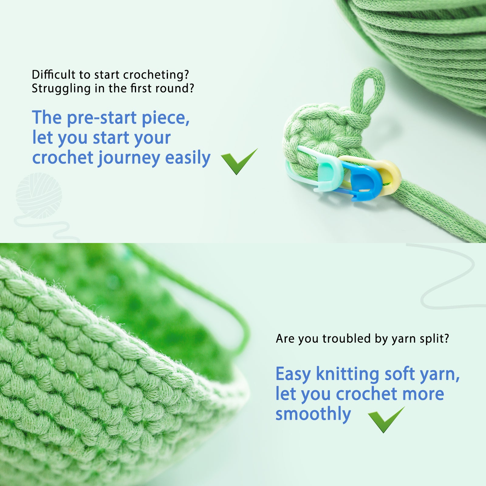 CrochetBox Crochet Kit for Beginners: Starter Crochet Kit for Adults, Teens, Include Easy to Use Yarn, Step-by-Step Video, Patterns, Red Nose Reindeer Style, Birthday, Holiday, Christmas Gift.