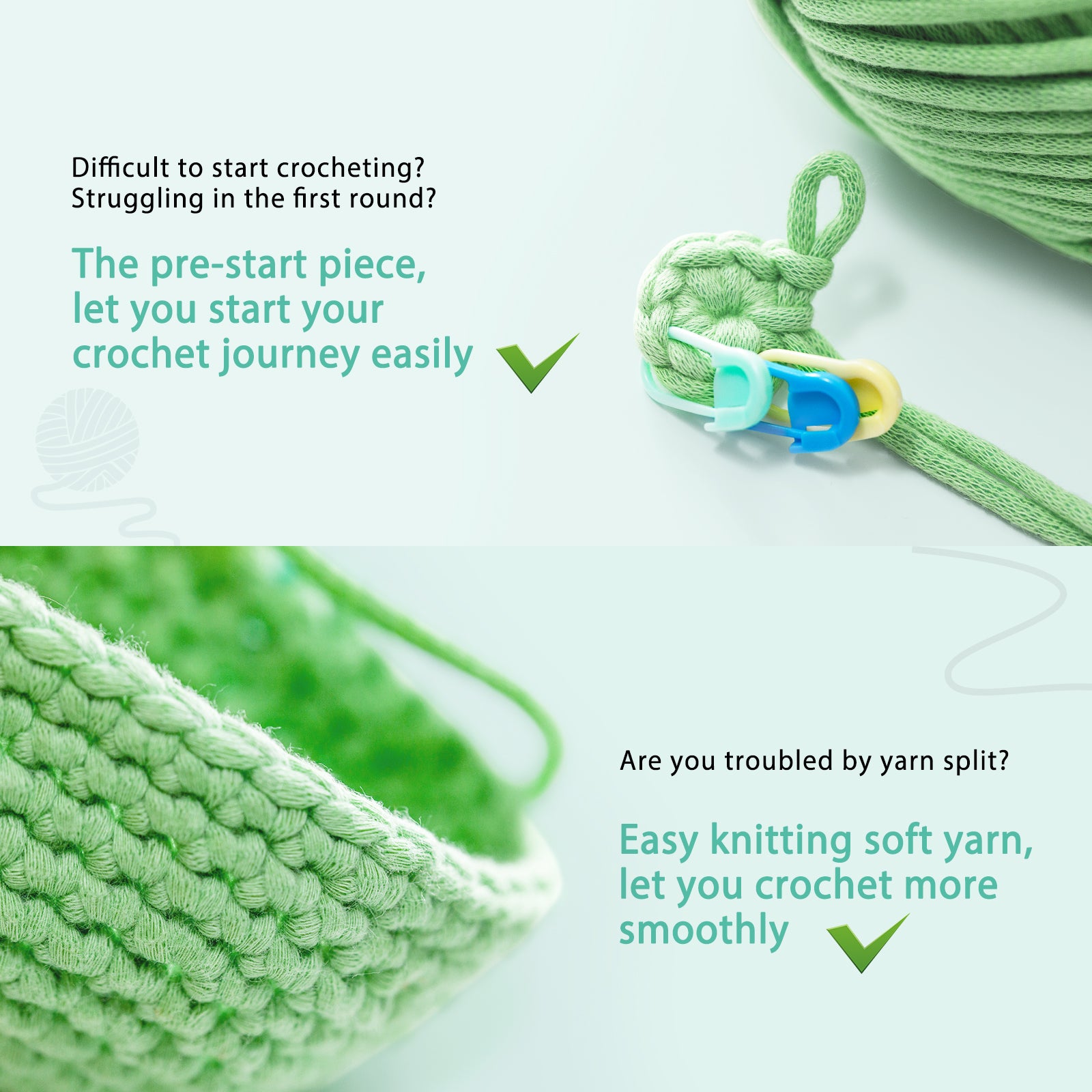 CrochetBox Complete Beginners Crochet Kit - All You Need for Easy Crocheting, Step-by-Step Video Tutorials, Sleeping Owl Crochet Kit, Animal Design, Birthday or Holiday Gift for Adults, Teens.
