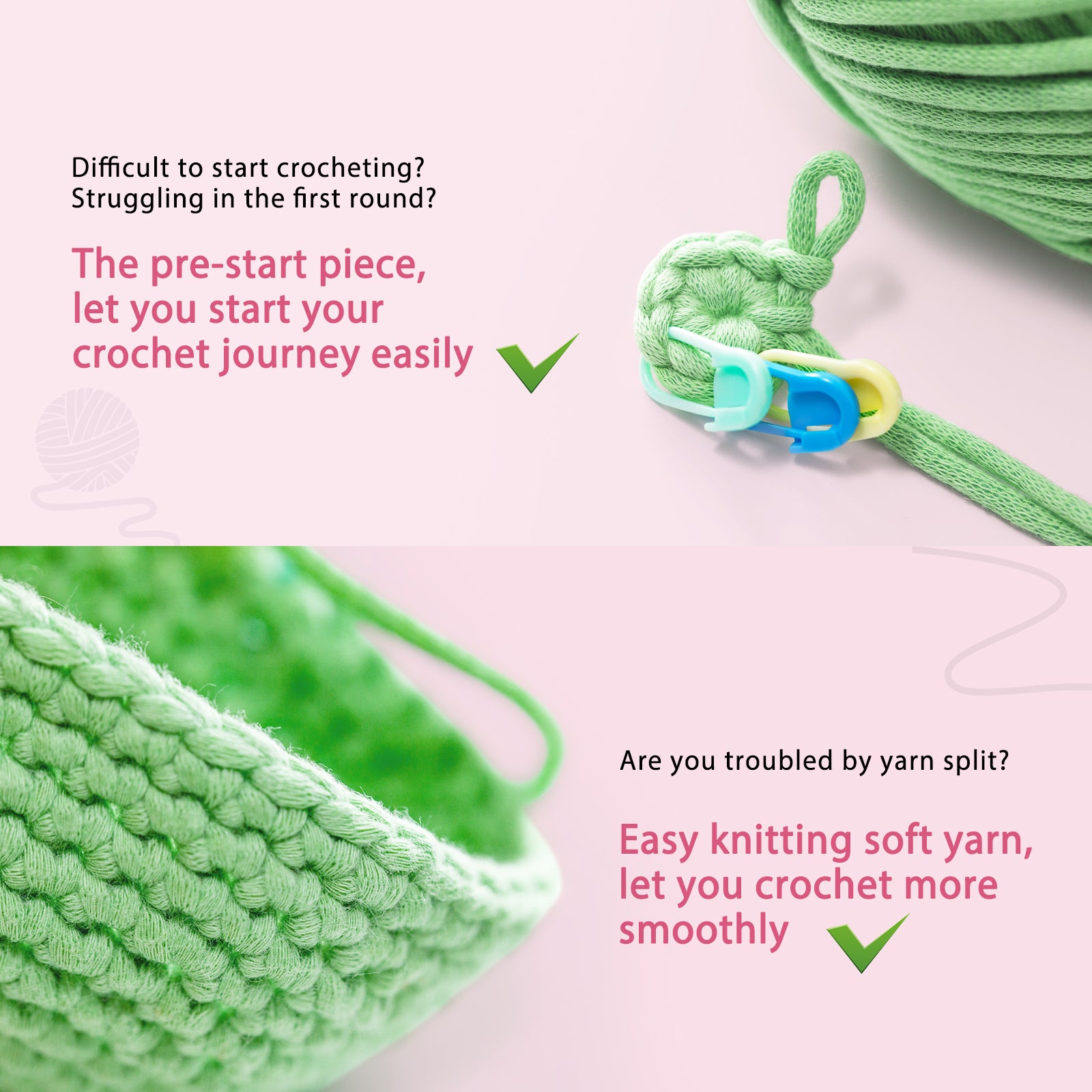 CrochetBox Crochet Kit for Beginners: Rabbit Crochet Kit for Adults, Teens, Starters, Include Easy to Use Yarn, Step-by-Step Video, Patterns, Cute Animal, Birthday, Thanksgiving, Christmas Gift