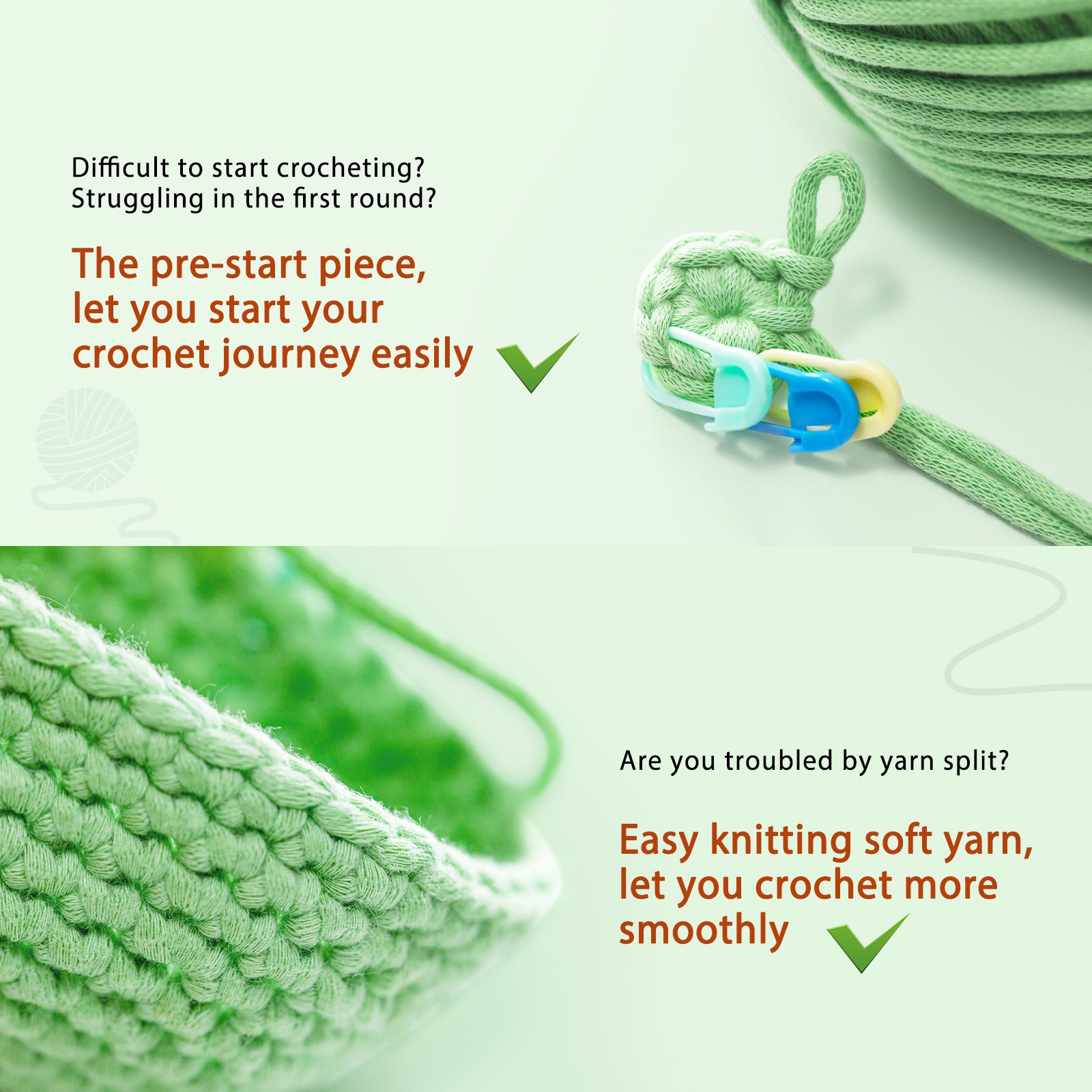 CrochetBox Crochet Kit for Beginners: Sloth Crochet Kit for Adults, Teens, Include Easy to Use Yarn, Step-by-Step Video, Pattern, Birthday Gift.