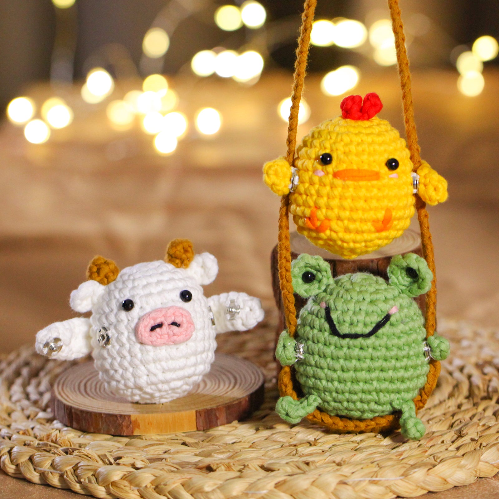 CROCHET BOX Complete Crochet Kit for Beginners —— Animal Swing