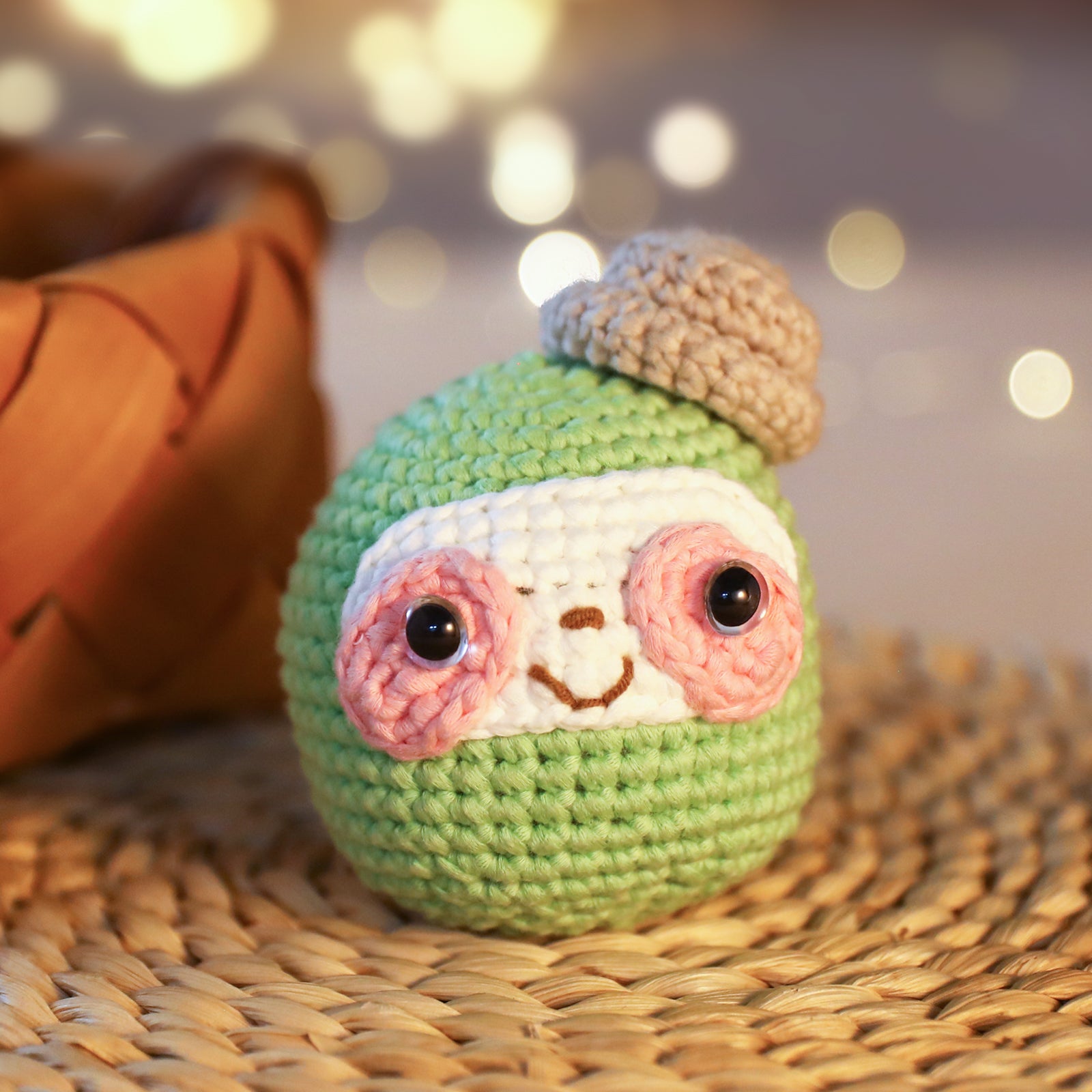 CrochetBox Crochet Kit for Beginners: Sloth Crochet Kit for Adults, Teens, Include Easy to Use Yarn, Step-by-Step Video, Pattern, Birthday Gift.