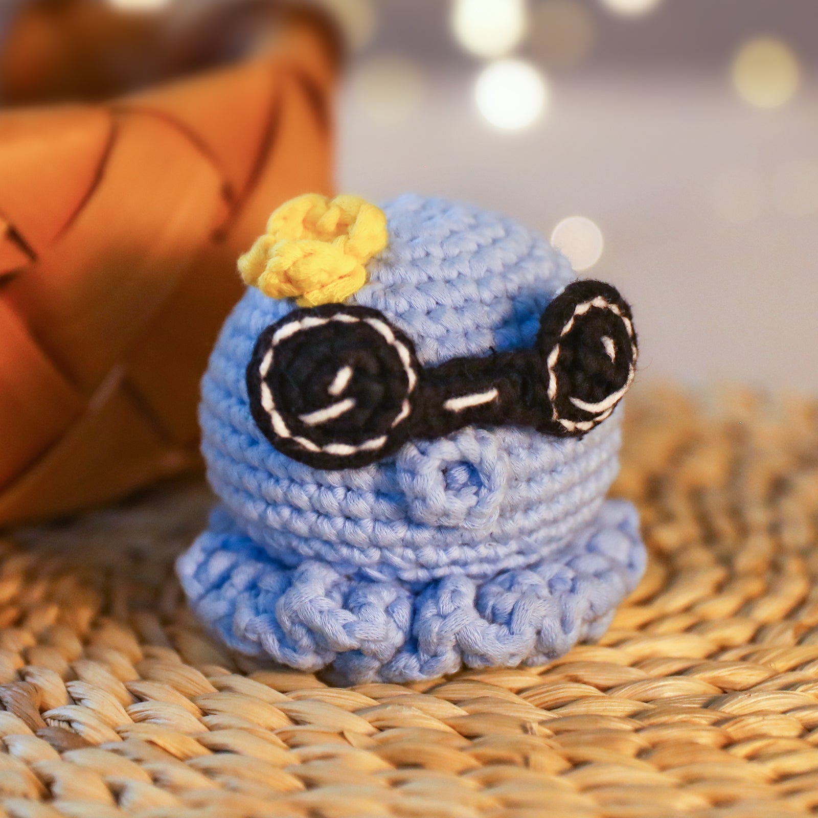 CrochetBox Complete Crochet Kit for Beginners - All You Need in, Step-by-Step Video Tutorial, Instruction, Easy Using Soft Yarn, Cool Octopus Animal Design, Birthday, Holiday Gift for Adults, Teens