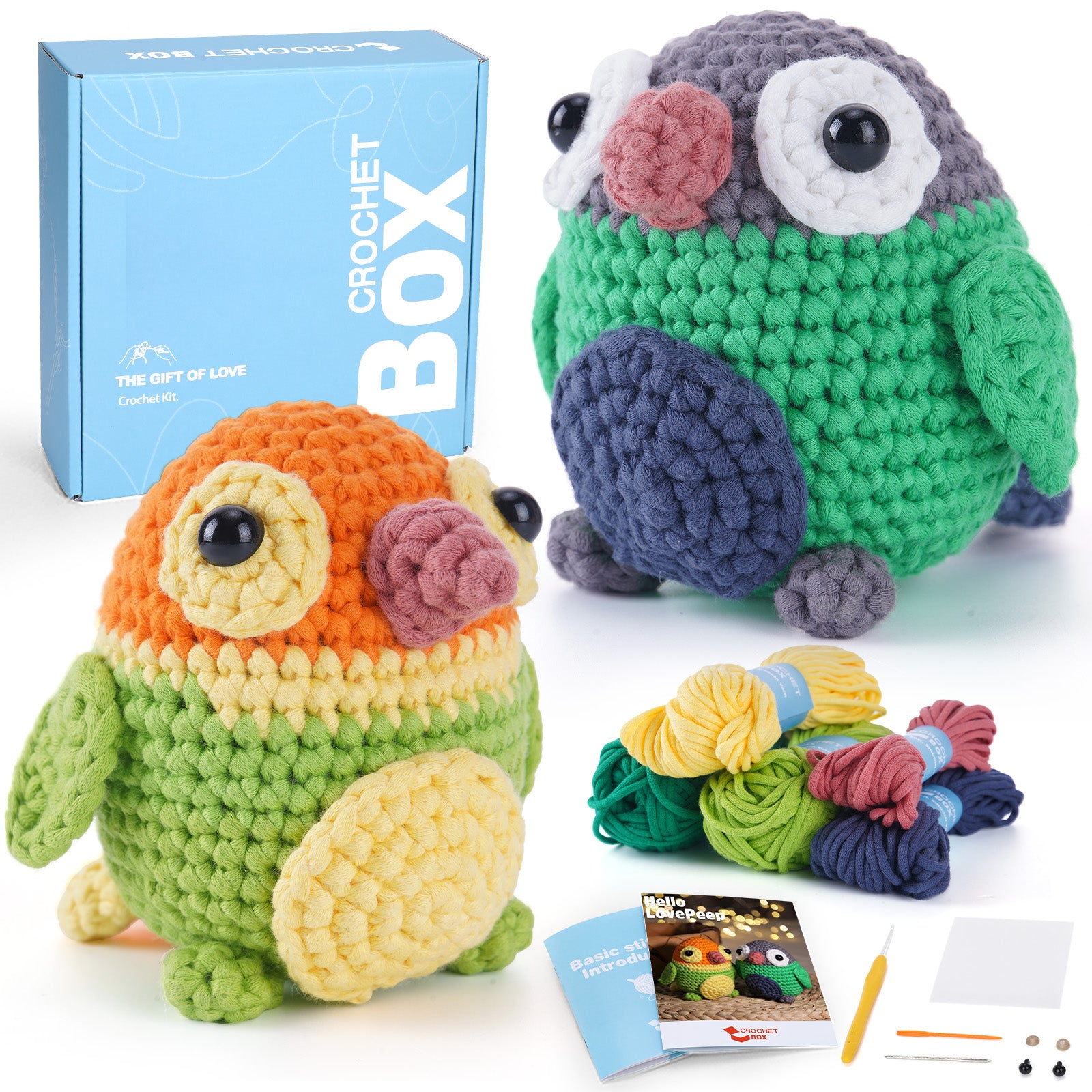 CROCHET BOX Complete Crochet Kit for Beginners ——LovePeep