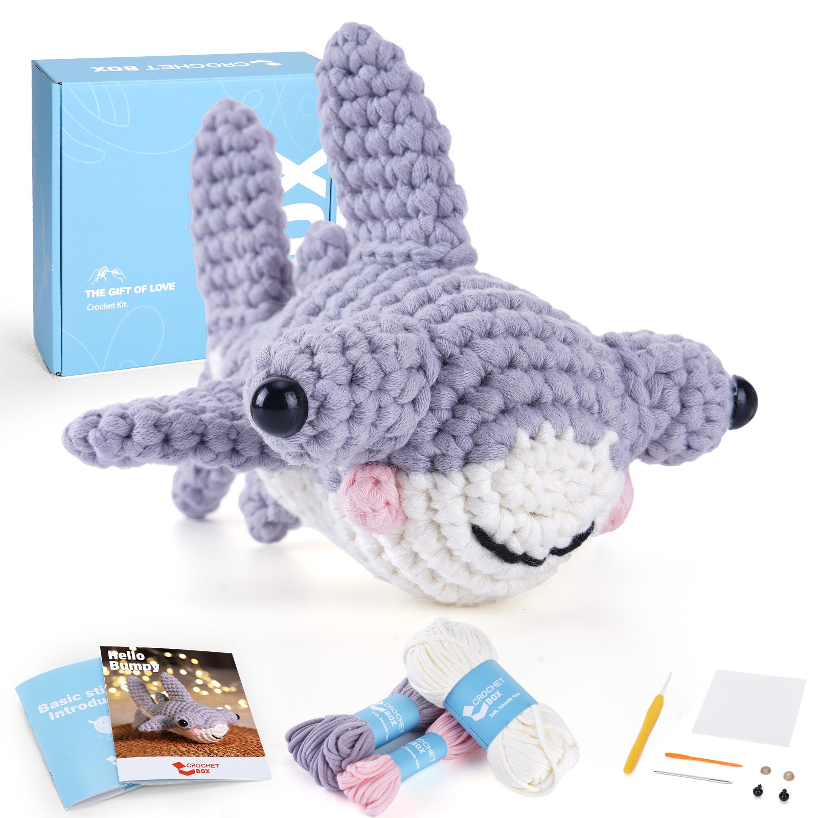 CROCHET BOX Complete Crochet Kit for Beginners ——Bumpy