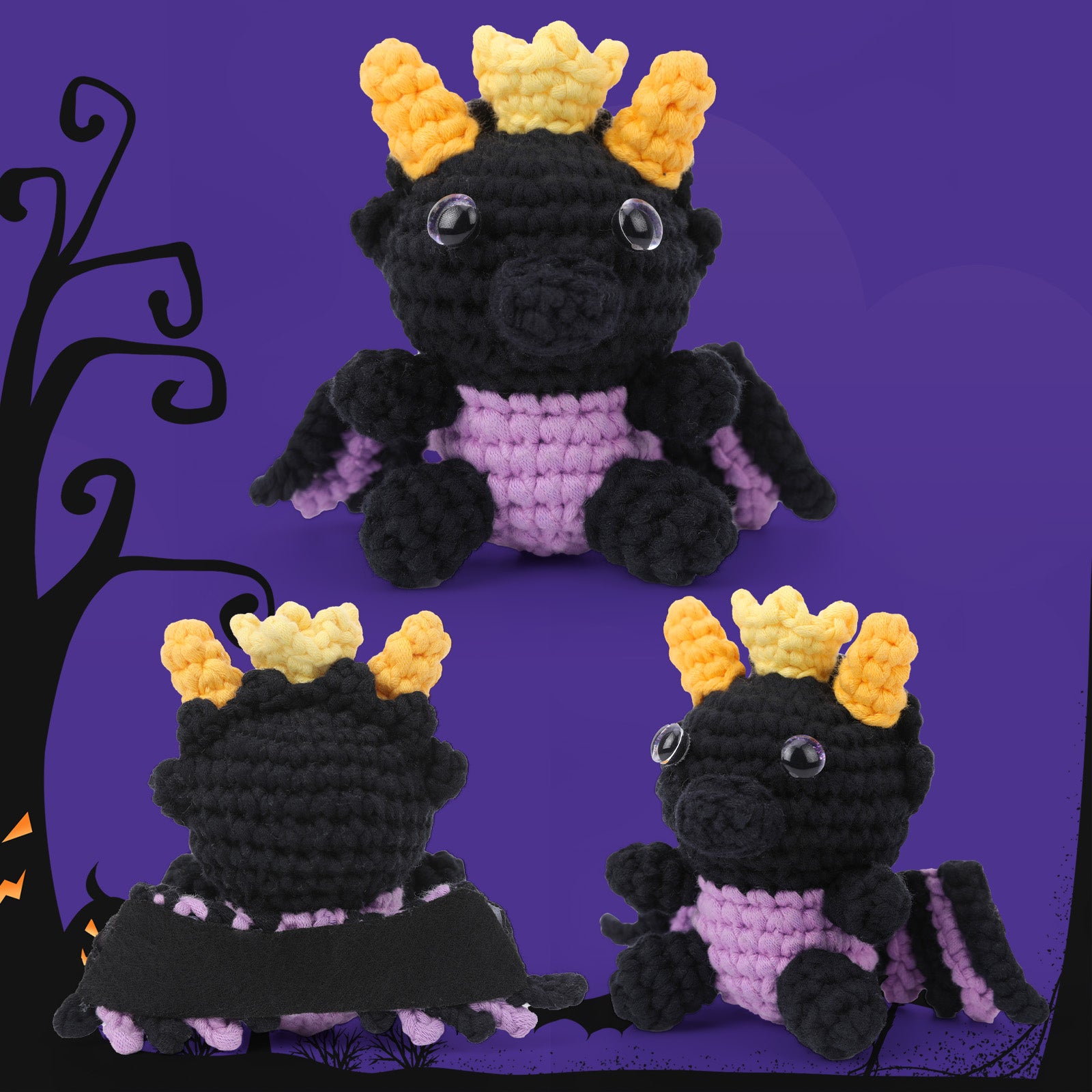 CROCHET BOX Complete Crochet Kit for Beginners ——Onyx