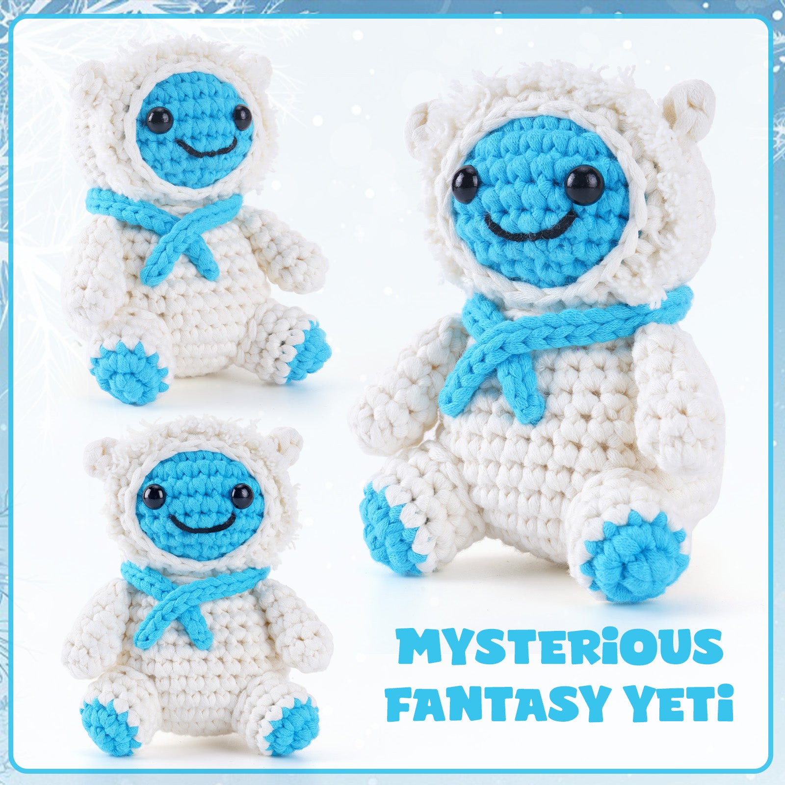 CROCHET BOX Complete Crochet Kit for Beginners ——Yeti