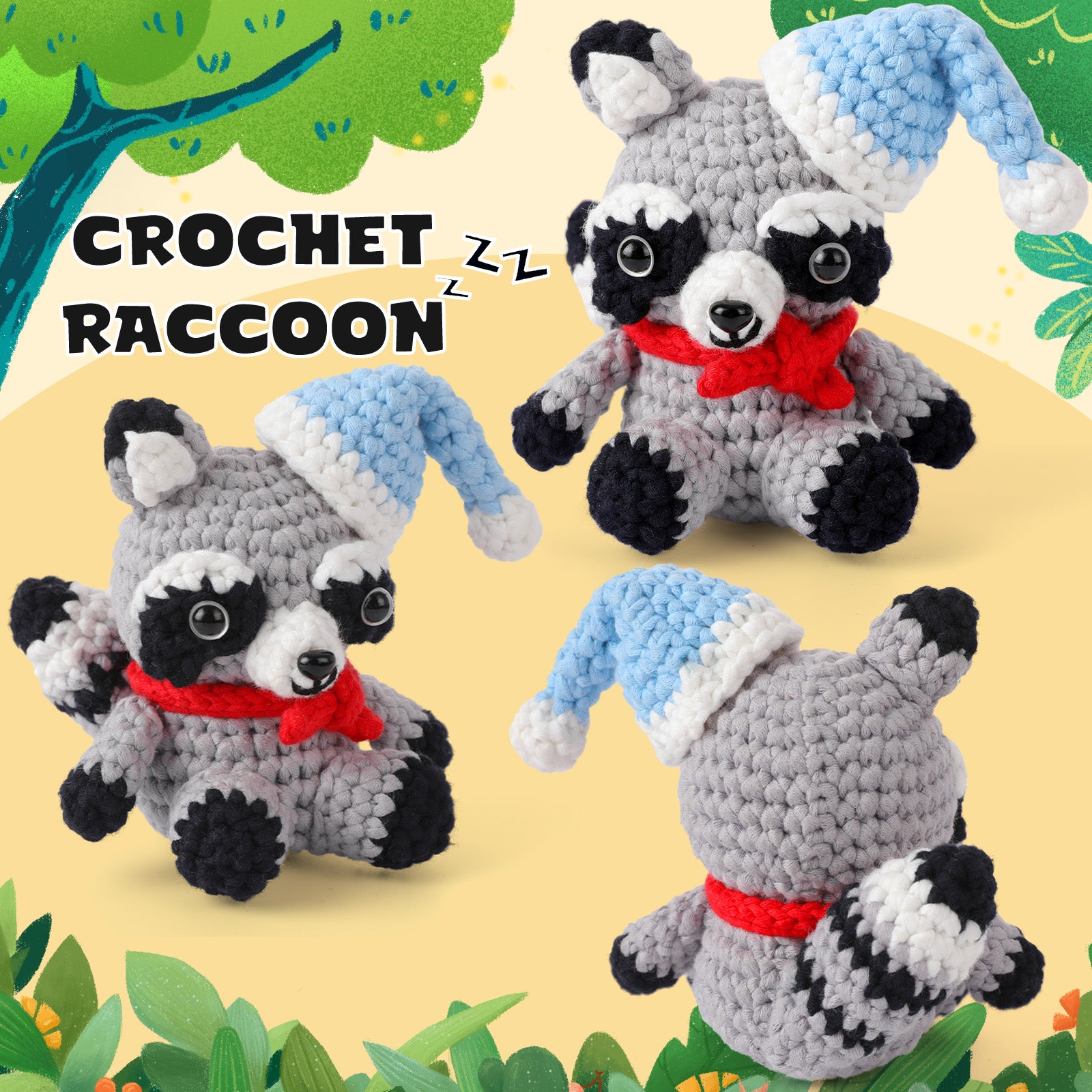 CROCHET BOX Complete Crochet Kit for Beginners —— Remy