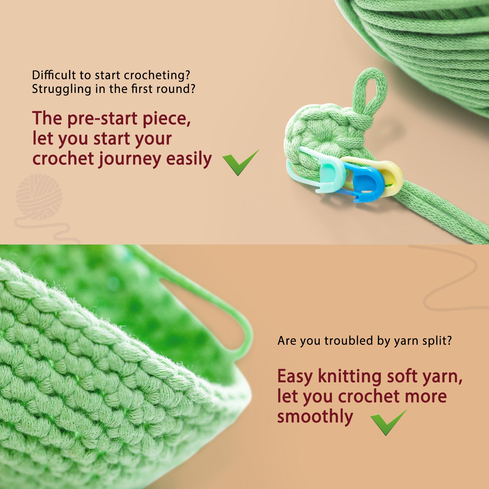 CROCHET BOX Complete Crochet Kit for Beginners ——Moozy