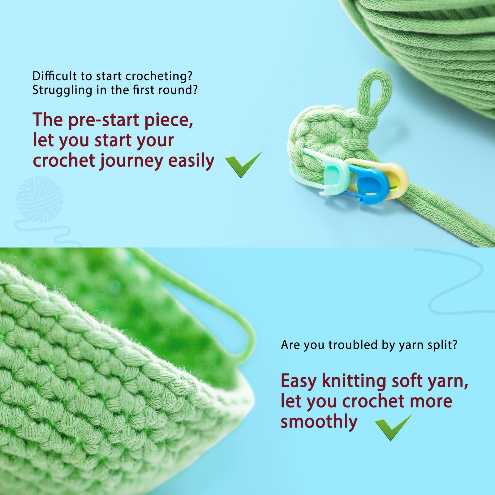 CROCHET BOX Complete Crochet Kit for Beginners ——Bumpy