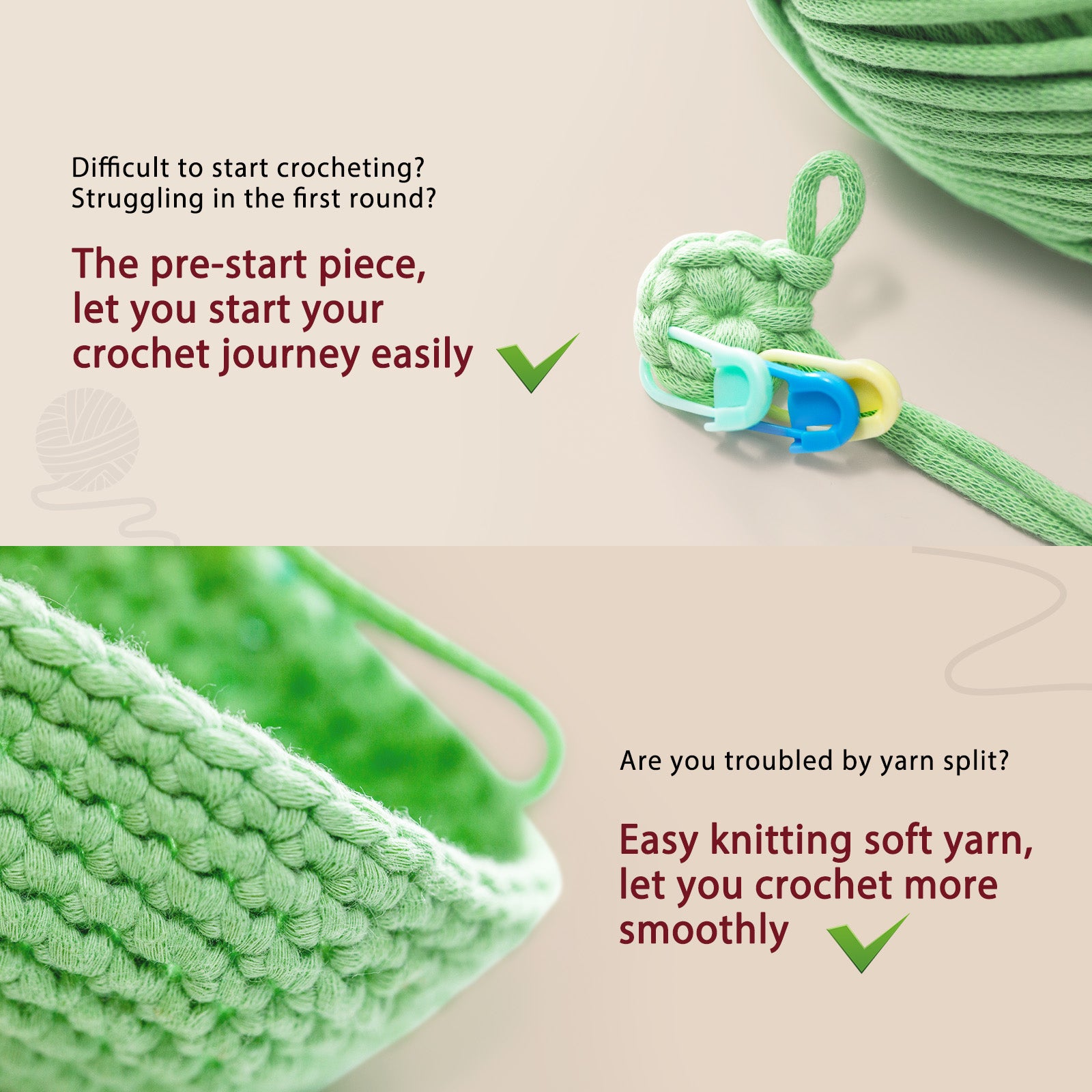 CROCHET BOX Complete Crochet Kit for Beginners —— Biggle