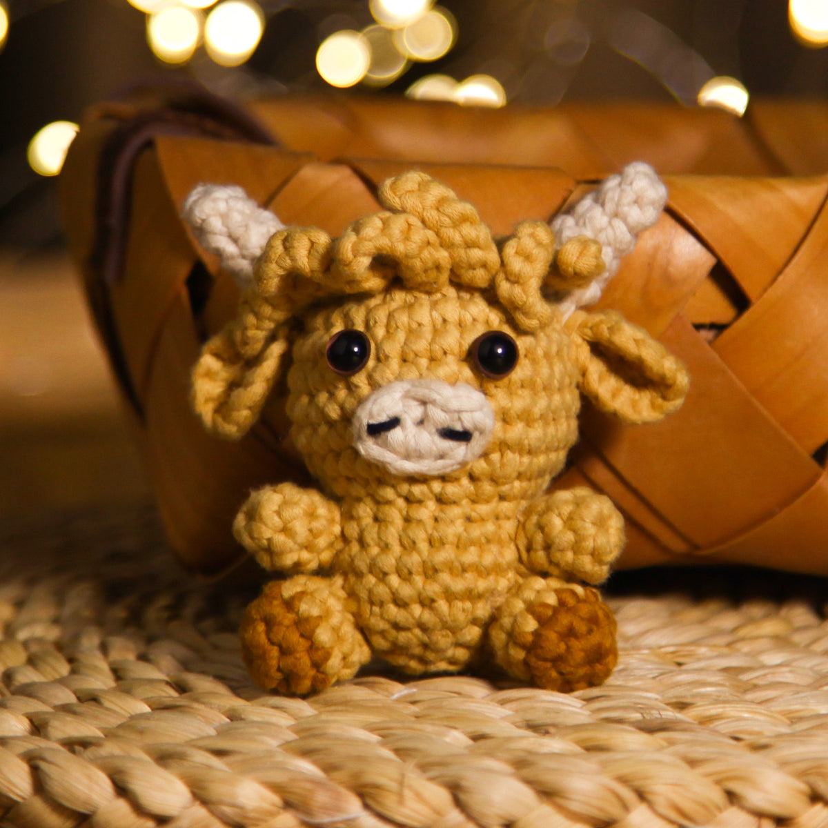 CROCHET BOX Kit de crochet pour débutants : Highland Cow et kit de crochet vache, apprenez à