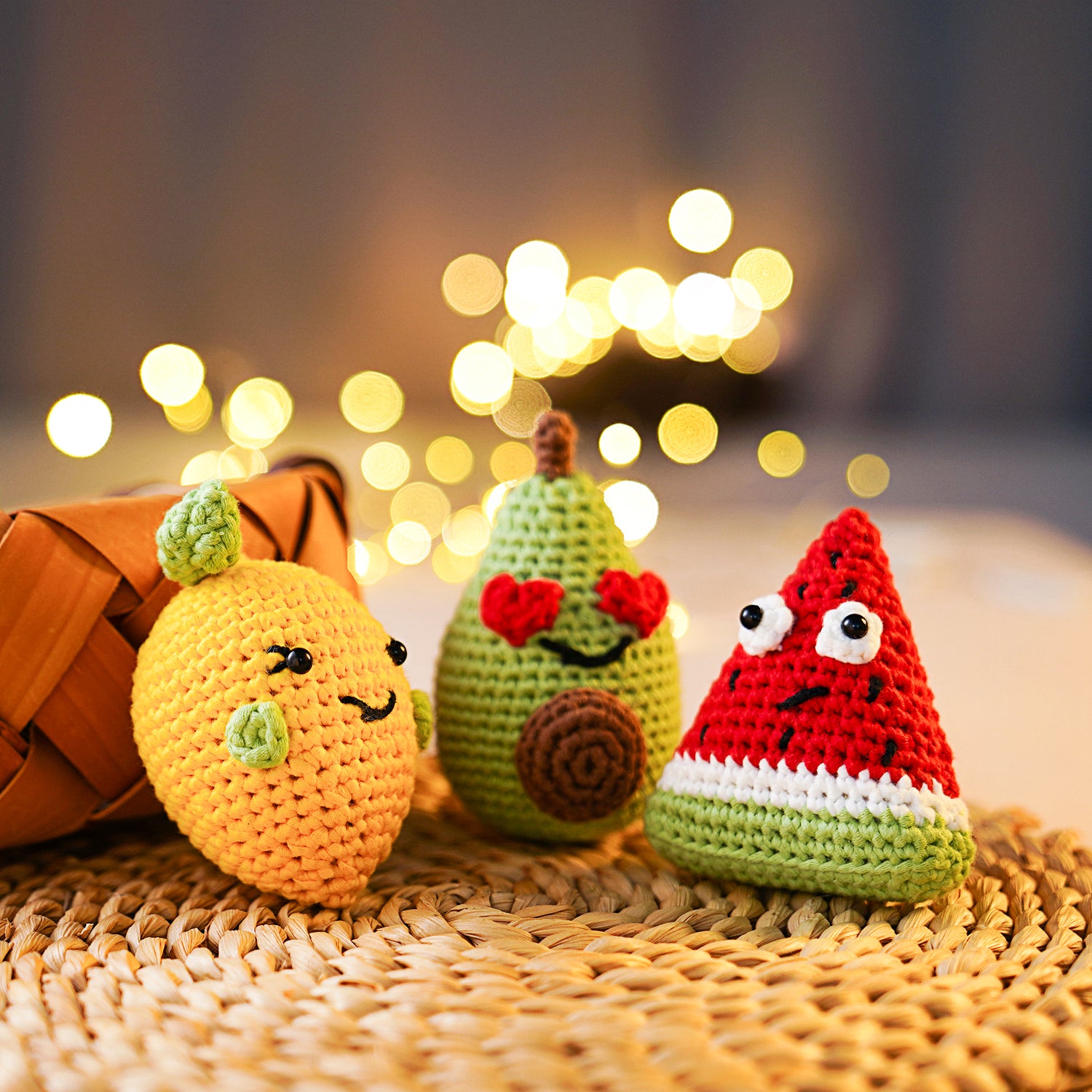 CROCHET BOX Complete Crochet Kit for Beginners - Fruity Squad