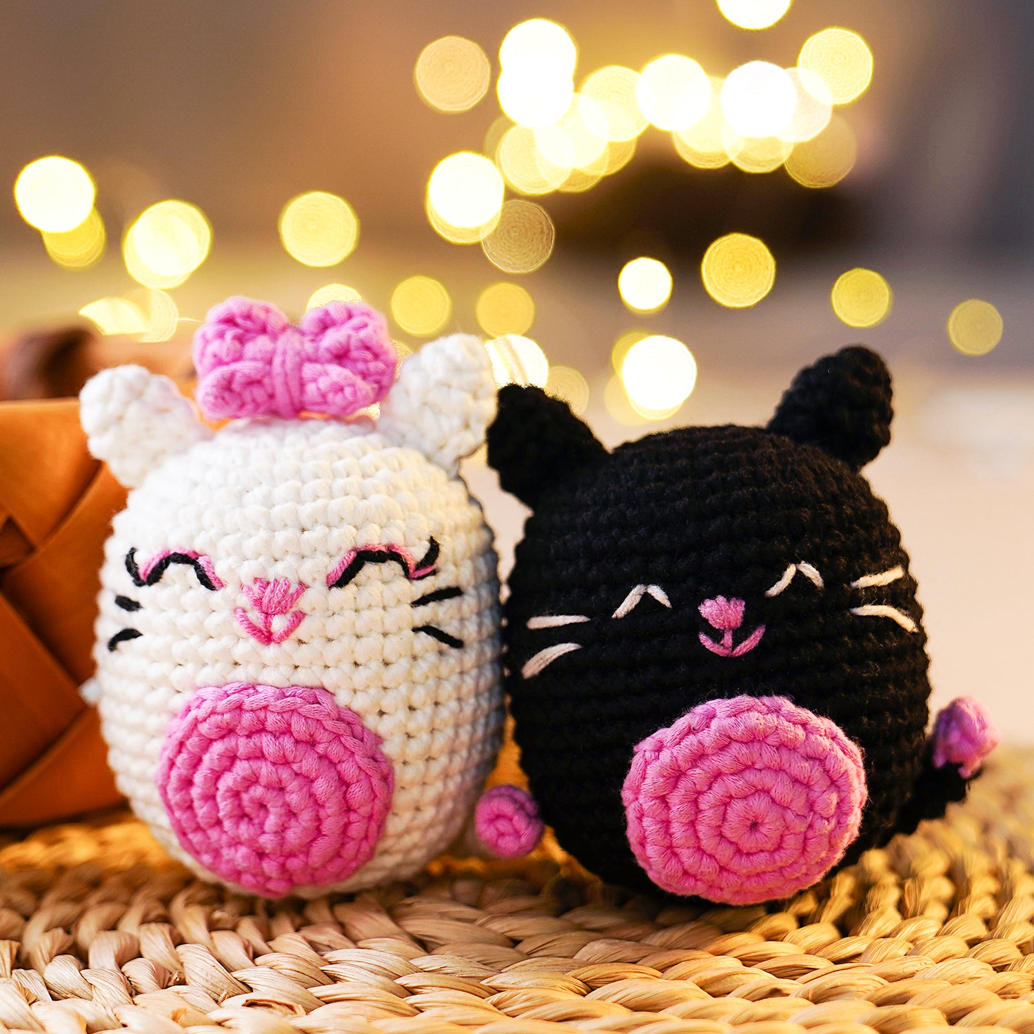 CROCHET BOX Complete Crochet Kit for Beginners - Feline Friends