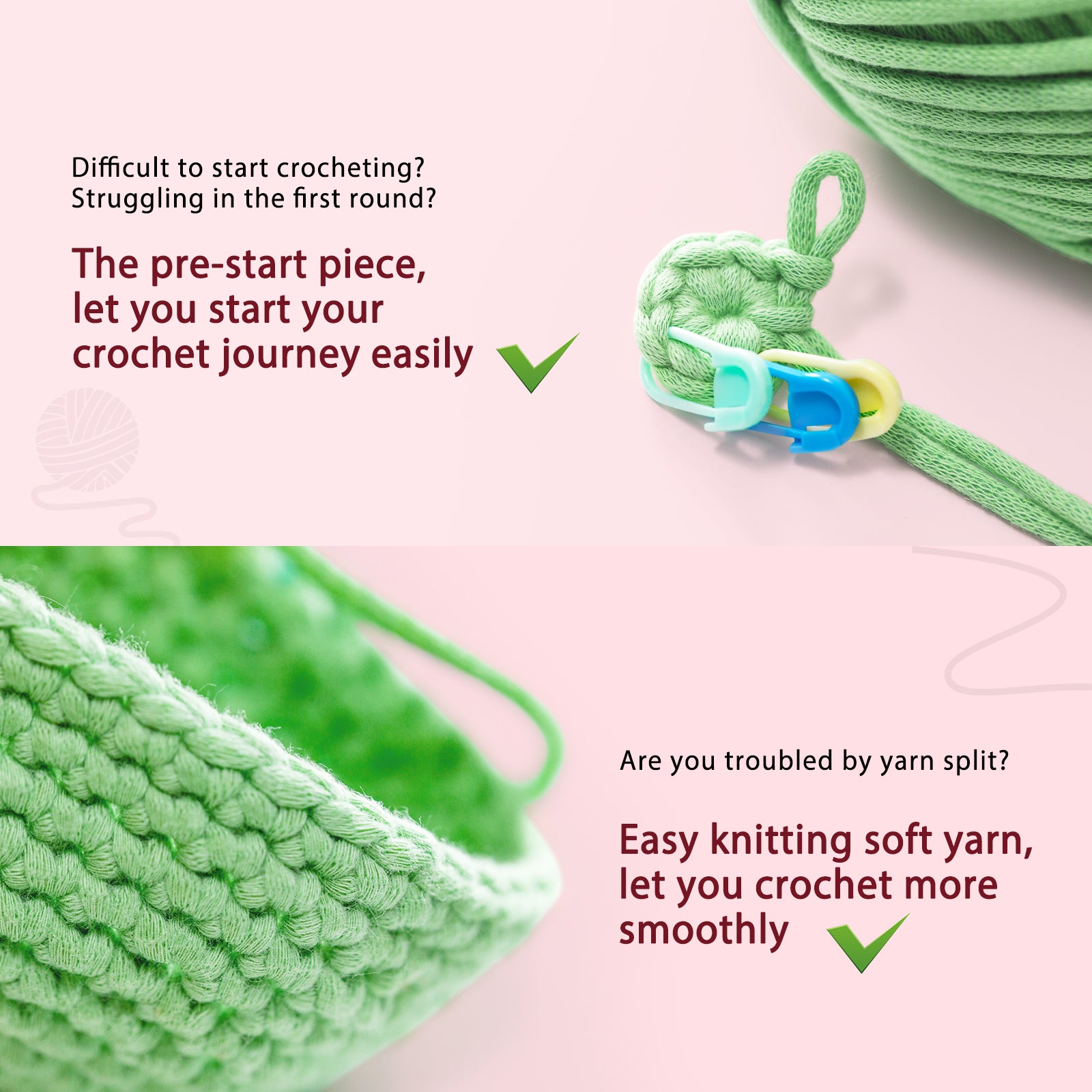 Complete Crochet Kit for Beginners —— Emotional Support Tulips