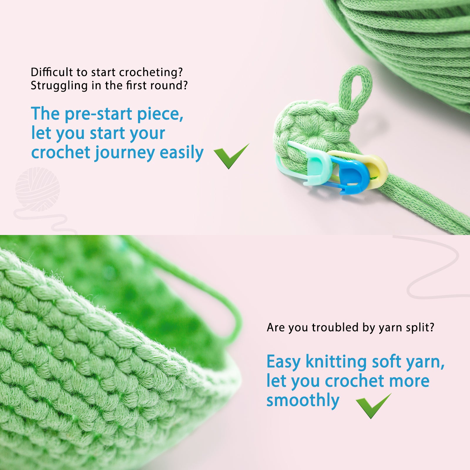 CrochetBox Complete Crochet Kit for Beginners - Shark