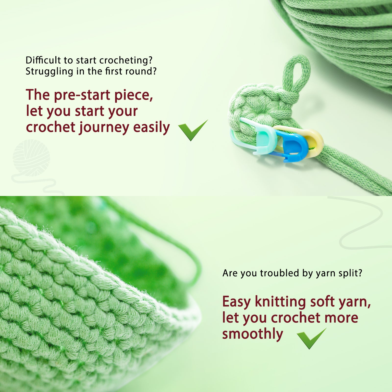 Complete Crochet Kit for Beginners —— Daisy Bag