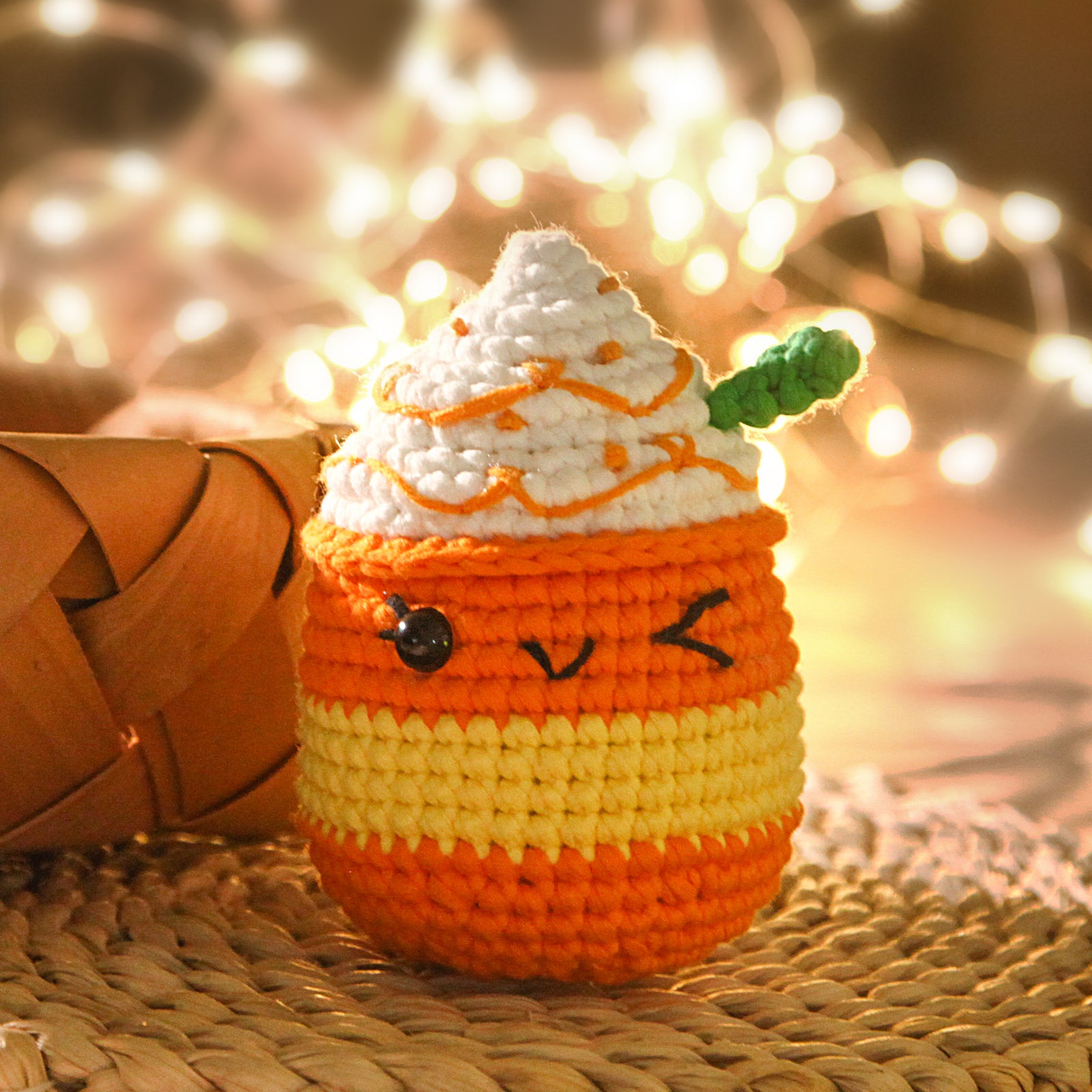 CROCHET BOX Crochet Kit for Beginners—— Pumpkin Latte