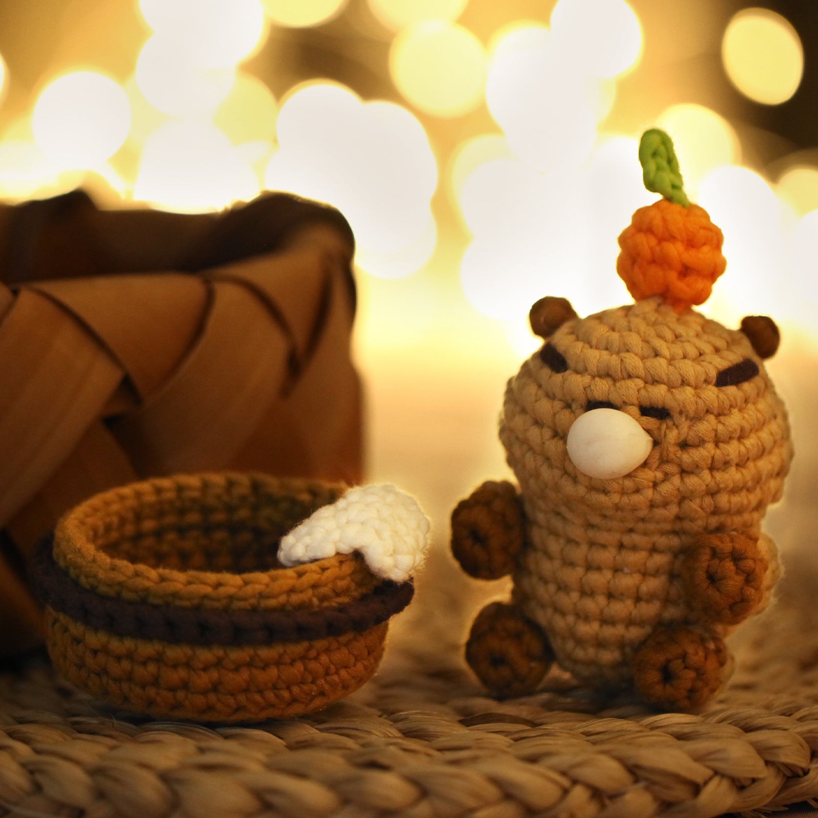 Complete Crochet Kit for Beginners——Bathing Capybara