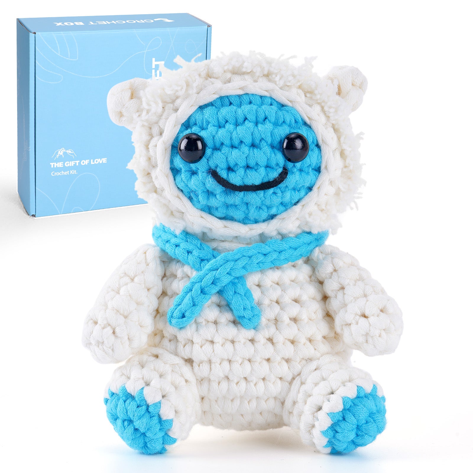 CROCHET BOX Complete Crochet Kit for Beginners ——Yeti