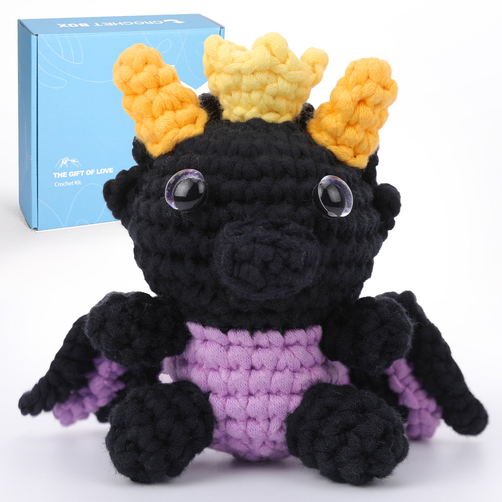 CROCHET BOX Complete Crochet Kit for Beginners ——Onyx