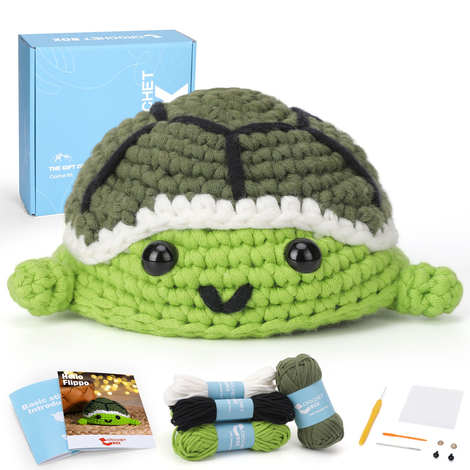 CROCHET BOX Complete Crochet Kit for Beginners ——Flippo