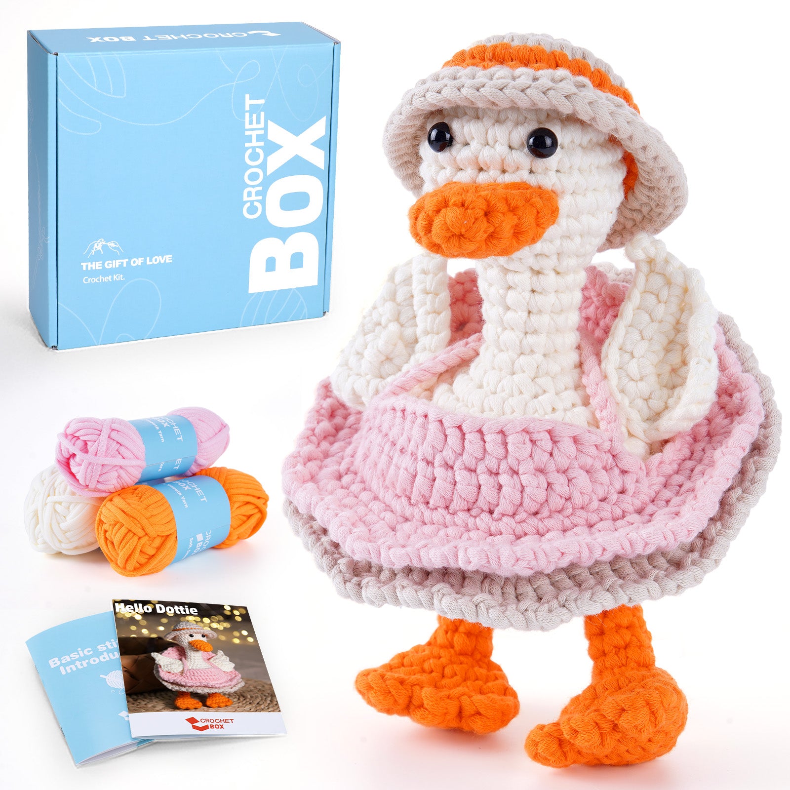 CROCHET BOX Complete Crochet Kit for Beginners ——Dottie