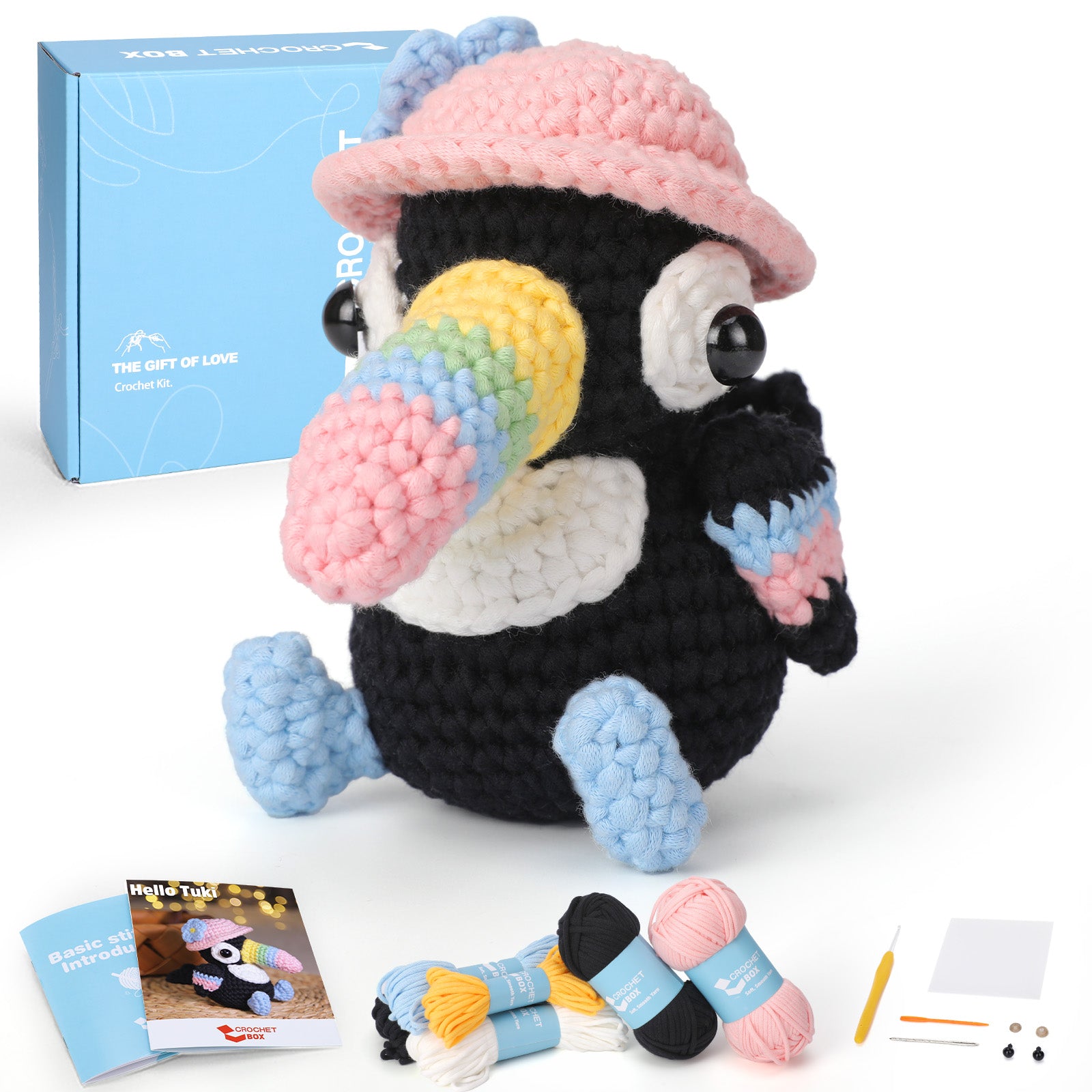 CROCHET BOX Complete Crochet Kit for Beginners ——Tuki
