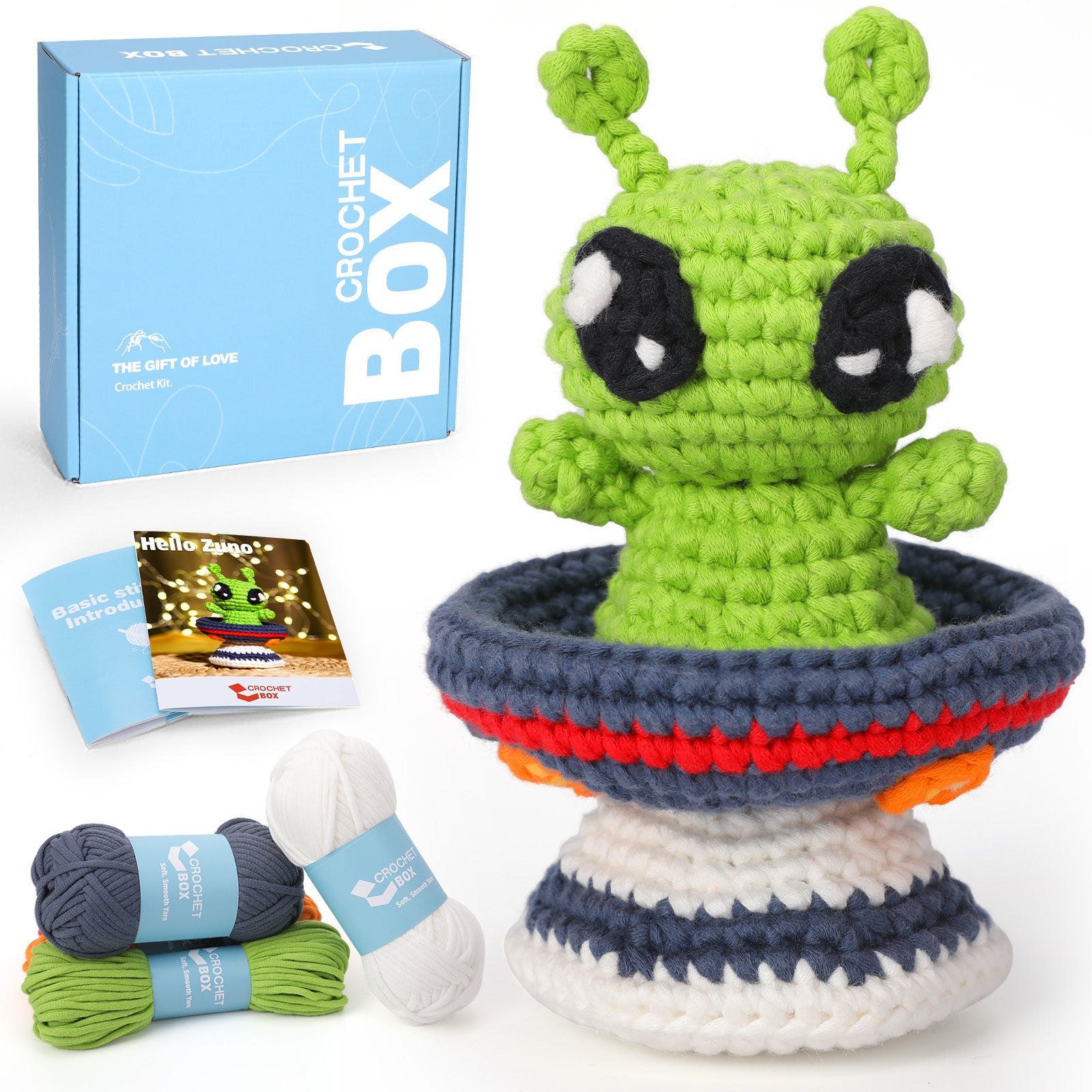 CROCHET BOX Complete Crochet Kit for Beginners ——Zuno